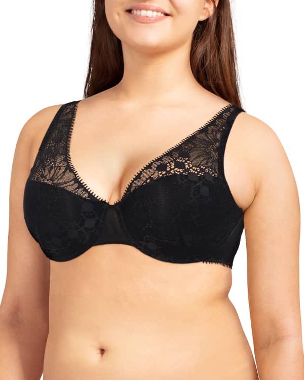 Women's Plus Size Superstar Lightly Lined T-Shirt Bra with Lace