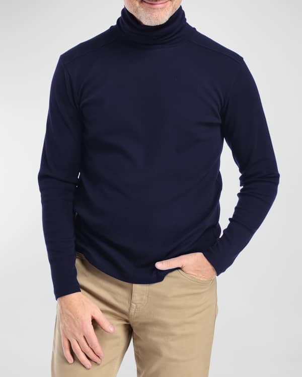 Kiton Men's CashmereSilk Turtleneck Sweater Neiman Marcus