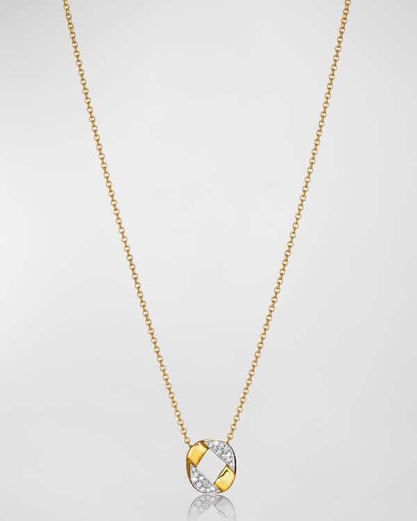 Saint Laurent Double Heart Charm Necklace Neiman Marcus
