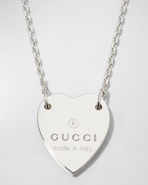 Gucci blind for love heart necklace shop
