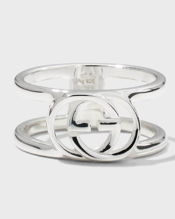 GUCCI★素敵！Silver Interlocking G Flower Ring Gucci Sterling Silver GG Flower Ring | Neiman Marcus