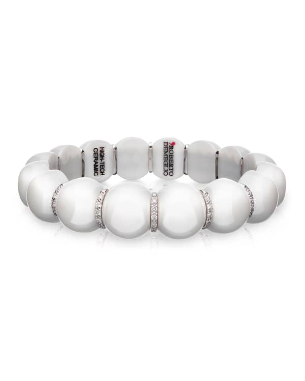 White Ceramic Dama Bracelet main image 1