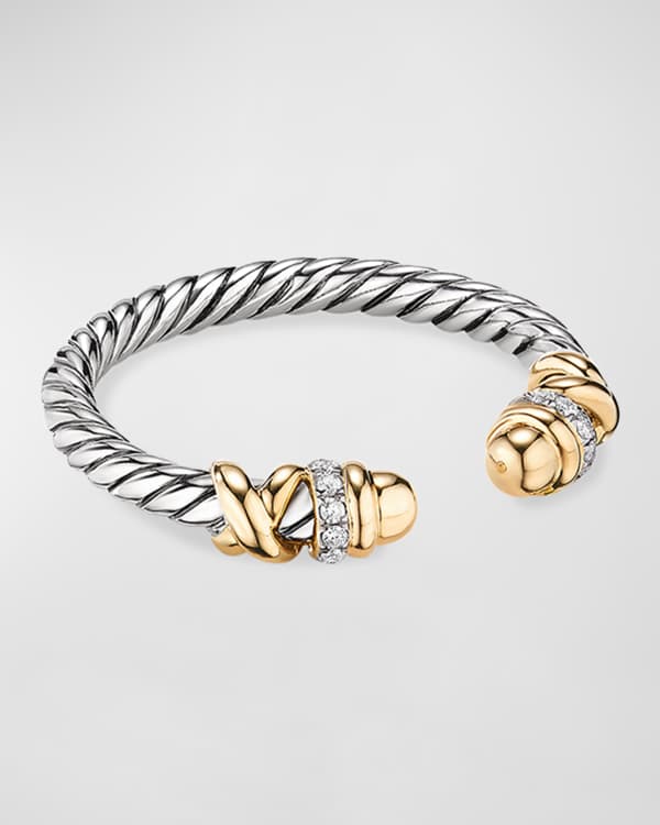 David Yurman Petite Helena Wrap Ring in 18k Gold with Diamonds, Size 6 ...