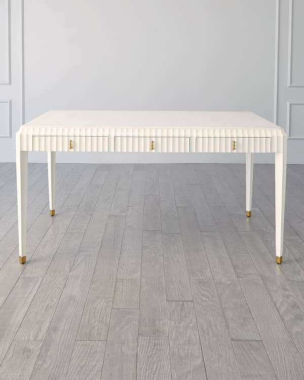 Sheridan Mirrored Desk Neiman Marcus