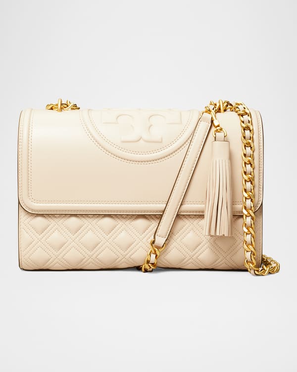 Tory Burch Fleming Small Tweed Convertible Shoulder Bag Neiman Marcus