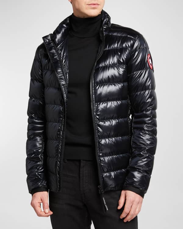 Canada Goose Men's Lodge Black Label Puffer Jacket | Neiman Marcus