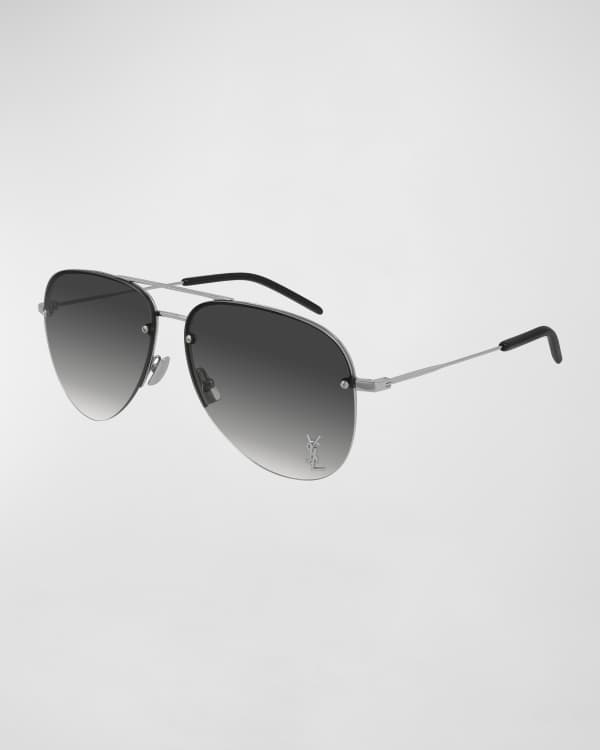 Saint Laurent Men's SL 469 Acetate Rectangle Sunglasses | Neiman