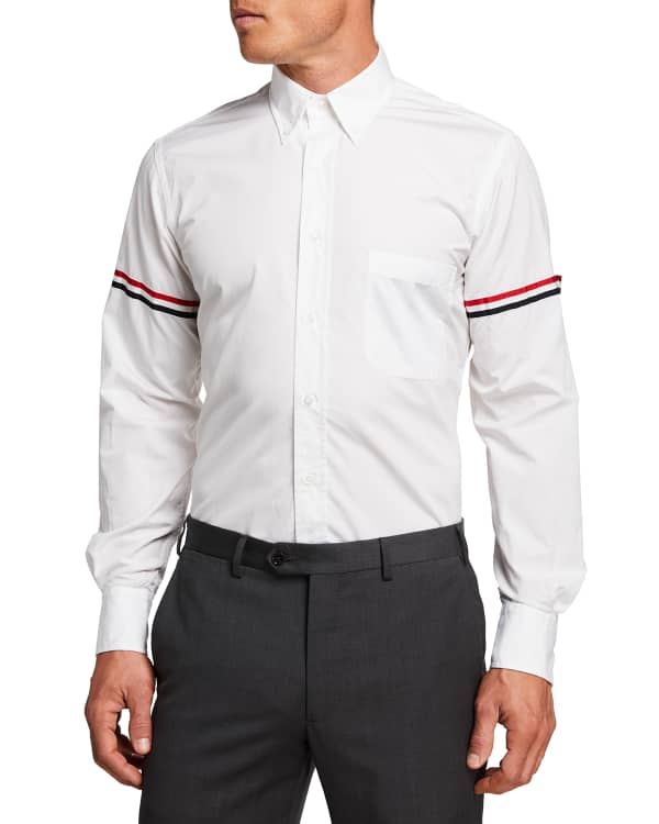 ネット限定お買い得商品 - ショップチャンネル Shirt Sport Classic Men's Browne Thom w/ Marcus Neiman | Stripes ジャケット・アウター