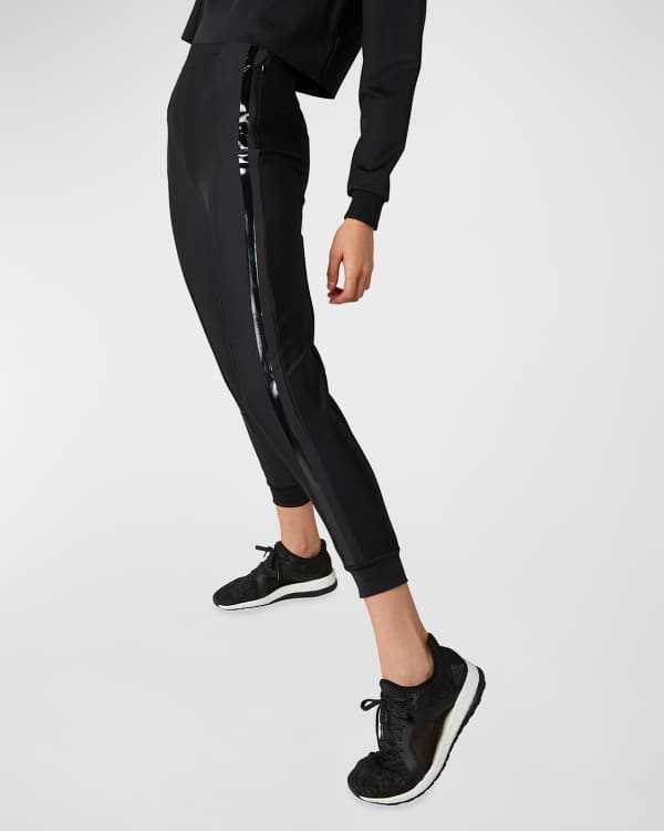 BEACH RIOT Sparkle Heart Legging in Black