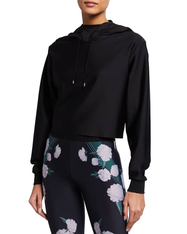 Alo Yoga Micro French Terry Double Take Cropped Hoodie