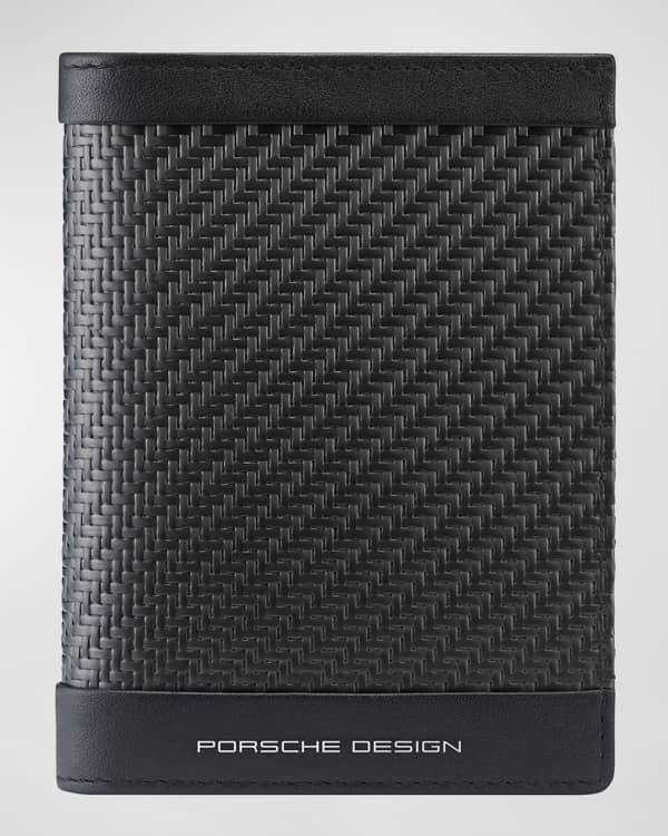 The Ridge Men's RFID Cash Strap Metal Wallet, Burnt Titanium