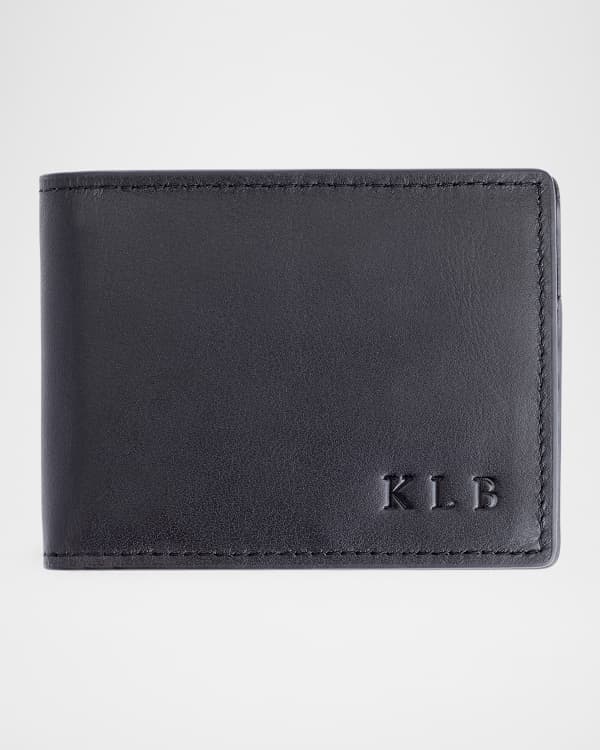 The Ridge Men's RFID Cash Strap Metal Wallet, Burnt Titanium
