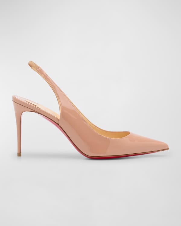 CHRISTIAN LOUBOUTIN Hot Chick Sling 100 patent-leather slingback