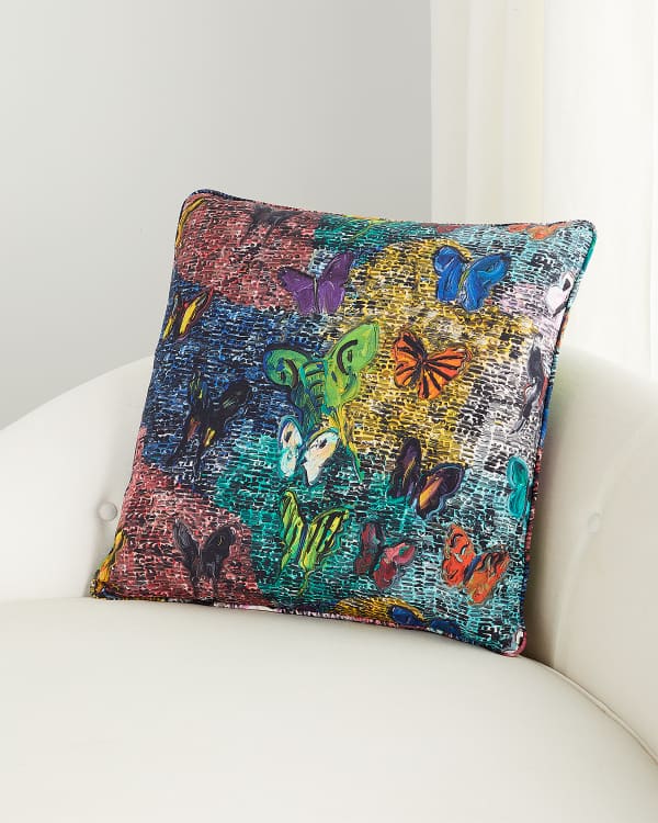 Kim Seybert Christmas Wonderland Decorative Pillow Neiman Marcus