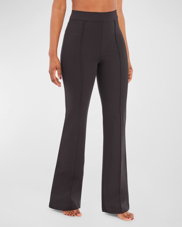 SPANX Women’s Size M On The Go Kick Flare Pants Solid Black Pull On #20367R