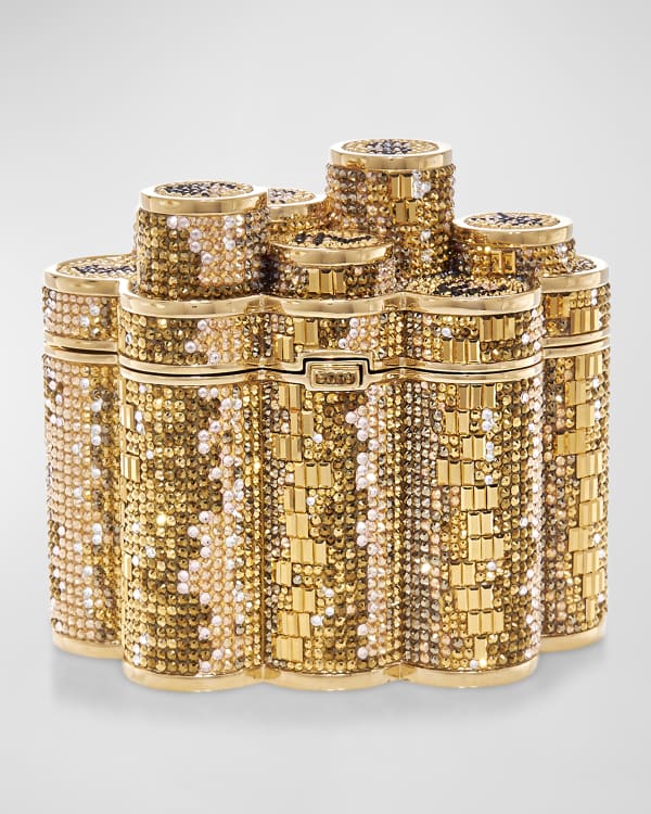 Judith Leiber Couture Stack of Cash Rich Clutch Bag