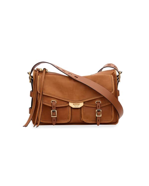 Rag Bone Field Small Suede Messenger Bag Neiman Marcus