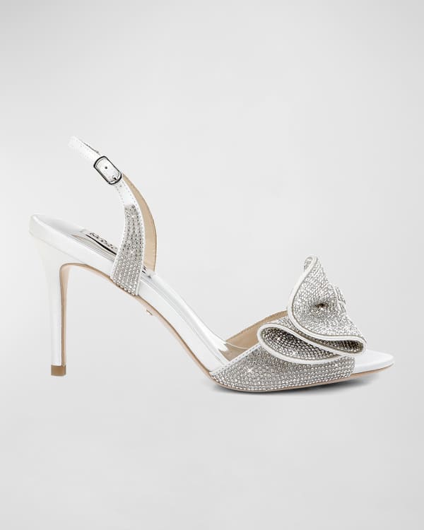 Badgley Mischka Lisa Two Tone Sandals Neiman Marcus