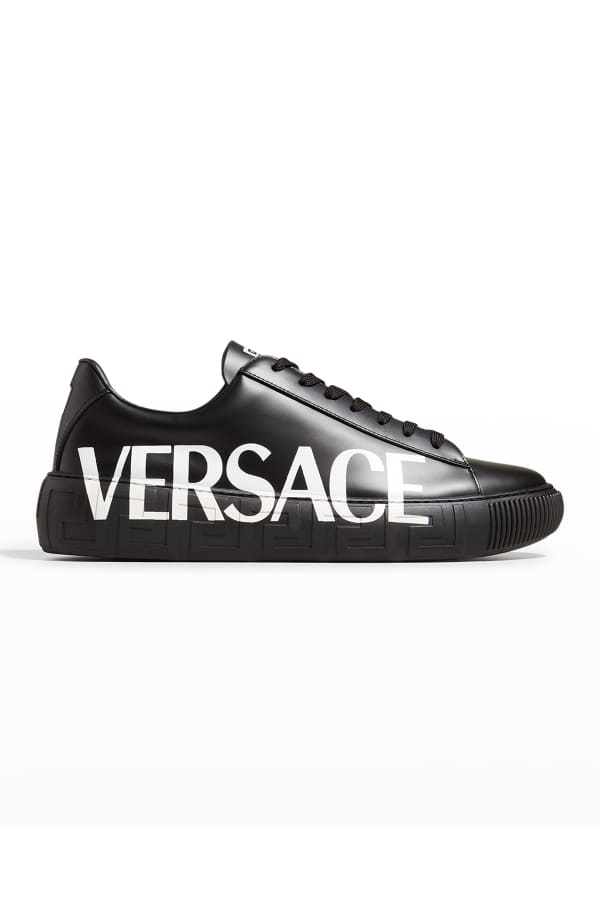 Versace men's black sneakers