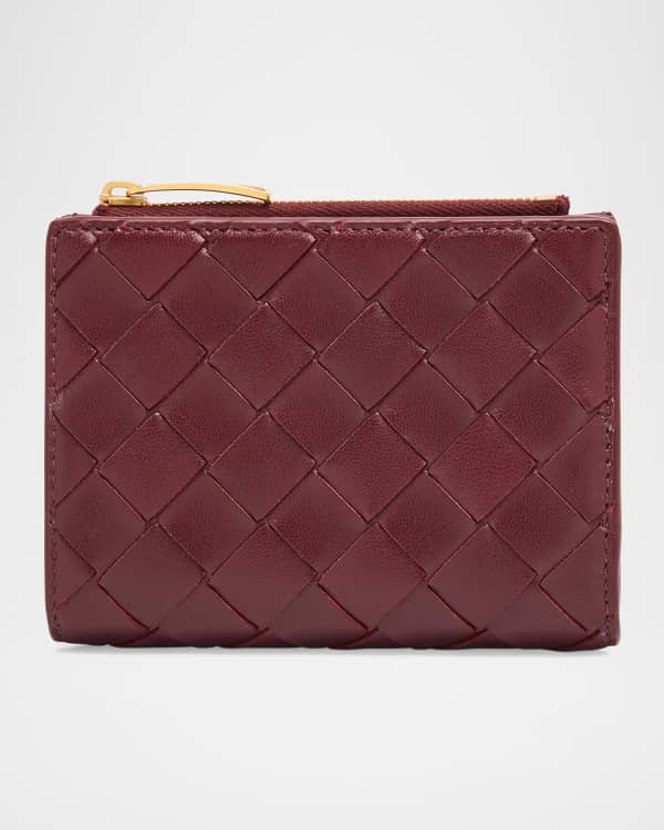 Bottega Veneta Intrecciato Card Case on Chain | Neiman Marcus