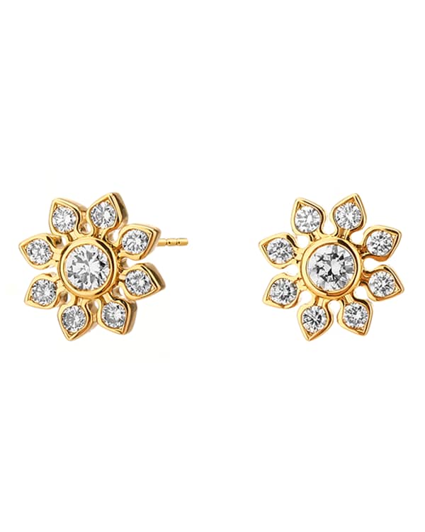 Anita Ko 18K Yellow Gold Amelia Diamond Earrings | Neiman Marcus