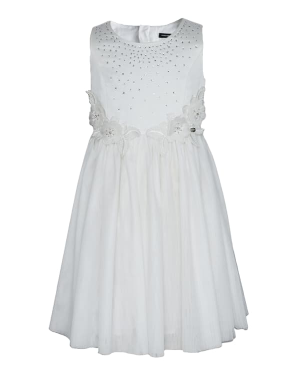 Rachel Riley Girl's Smocked Taffeta Dress, Size 3T-10 | Neiman Marcus