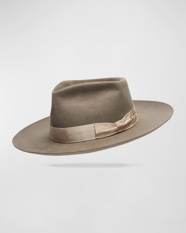 Paul Smith Men's Raffia Fedora Hat Neiman Marcus
