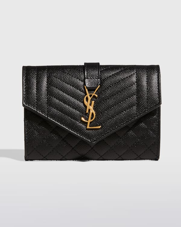 Saint laurent wristlet top wallet