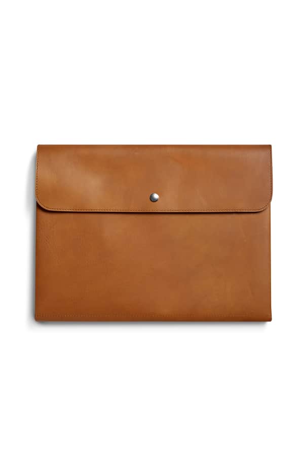 Shinola Men's Guardian Heritage Leather Laptop Portfolio Case Neiman