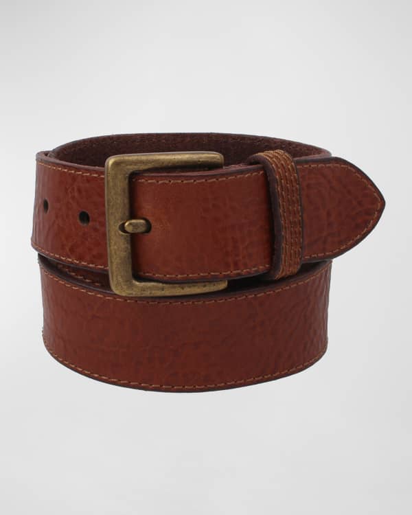 mens black valentino belt