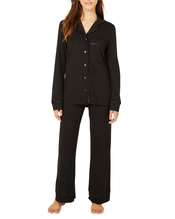 La Perla LongSleeve Silk Pajama Set Neiman Marcus