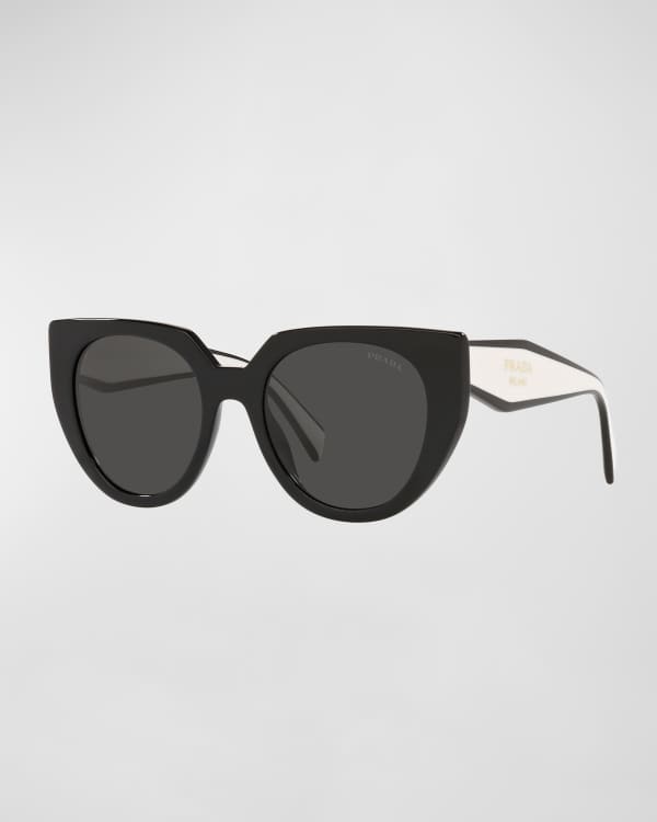 Prada Logo Square Acetate Sunglasses | Neiman Marcus