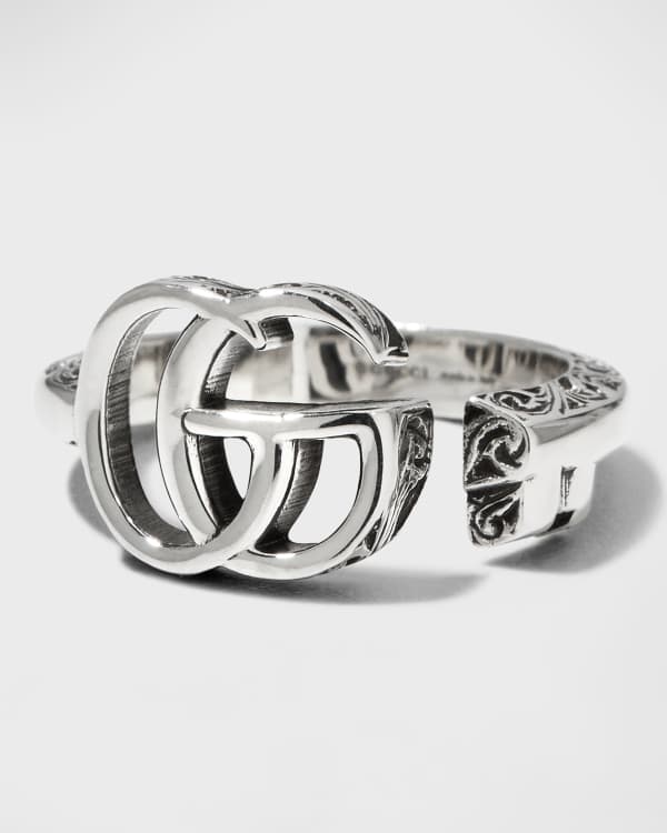 Valentino Garavani Vlogo Silver-Tone Ring