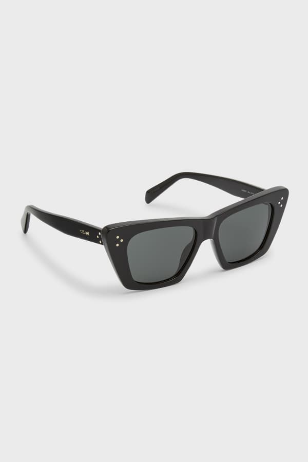 Celine Oversized Round Acetate Sunglasses Neiman Marcus
