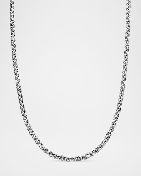 David Yurman Men s Double Box Chain Necklace 2.6mm Neiman Marcus