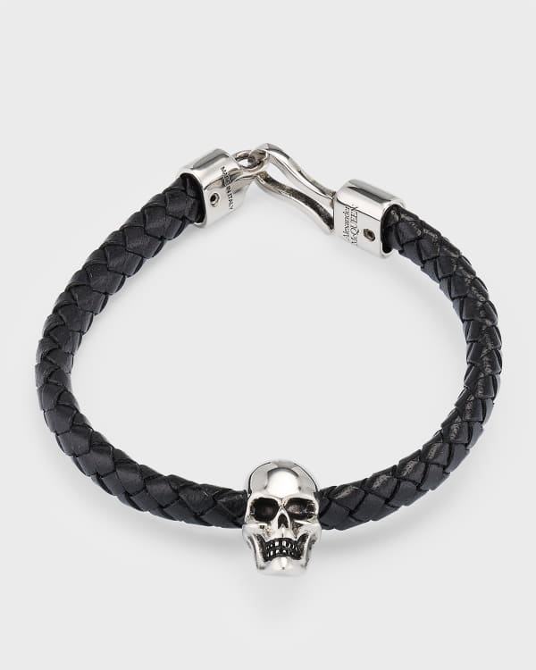 Alexander McQueen Men s Snake and Skull Friendship Bracelet
