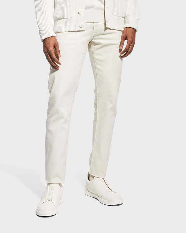 Zanella Men's Striped Linen Pants Neiman Marcus