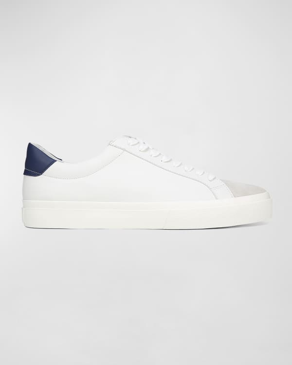 Vince Men's Fulton Leather and Suede Low-Top Sneakers | Neiman Marcus