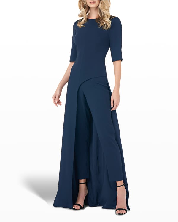 Crepe Walk Thru Jumpsuit