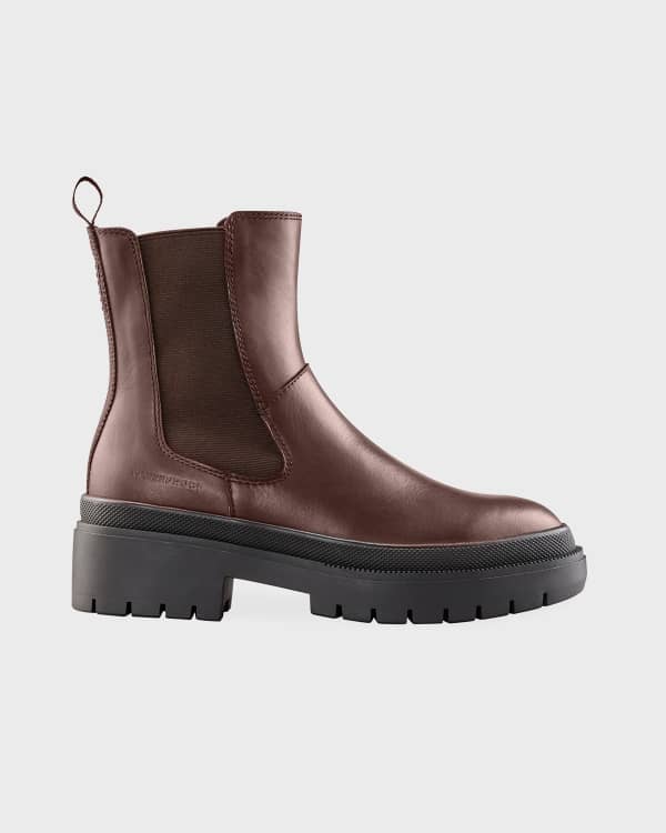 schutz zara leather combat boots