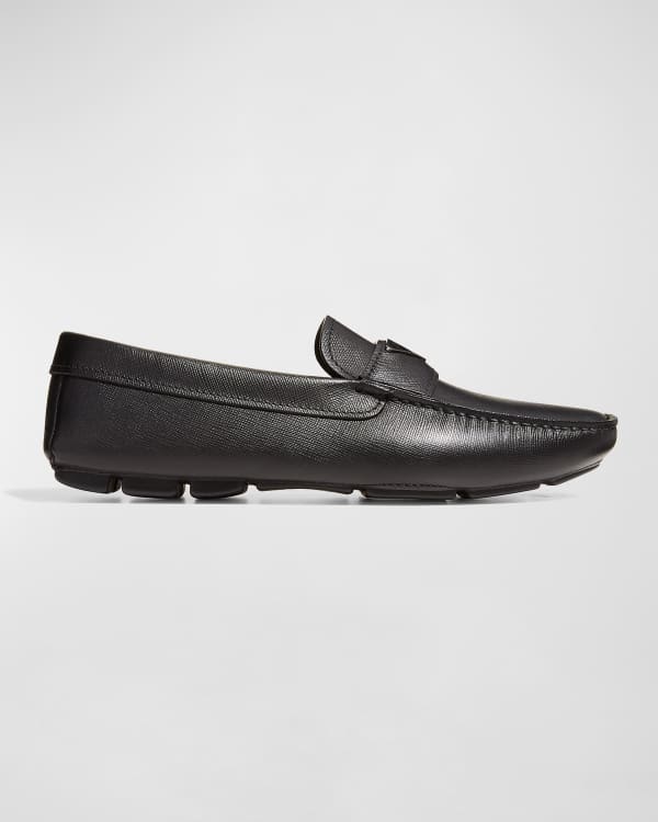 Bally Men's Palan Croc-Embossed Leather Drivers | Neiman Marcus