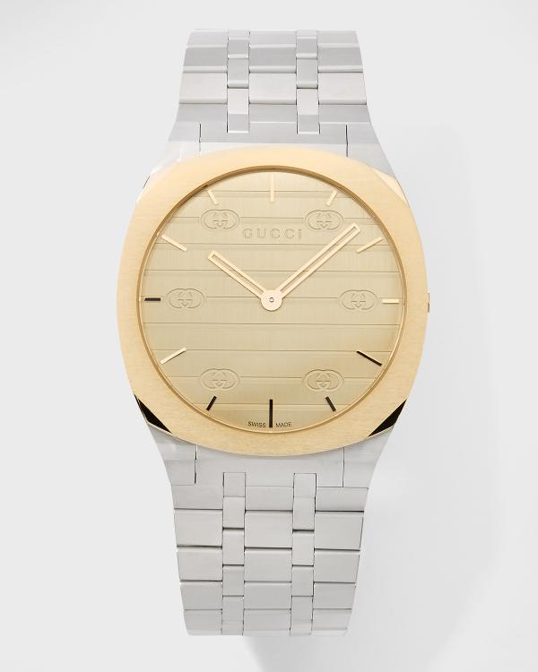 Gucci 38mm G-Timeless Bee Watch with 3-Link Bracelet | Neiman Marcus