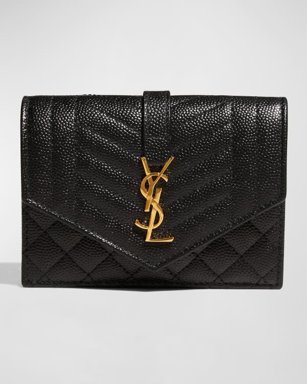 Saint Laurent YSL Flap Key Chain Holder | Neiman Marcus