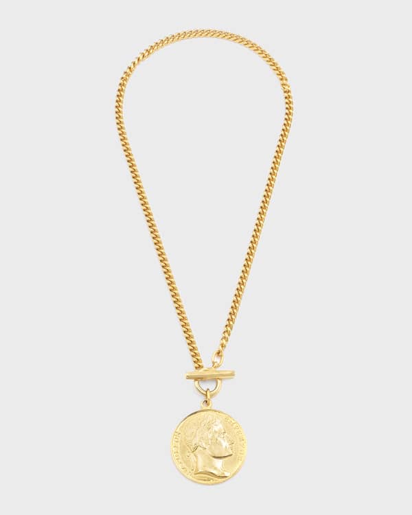 Ben-Amun Roman Coin Pendant Necklace | Neiman Marcus