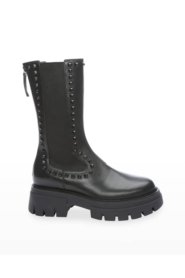 Ash Eden Tall Leather Chelsea Boots Neiman Marcus