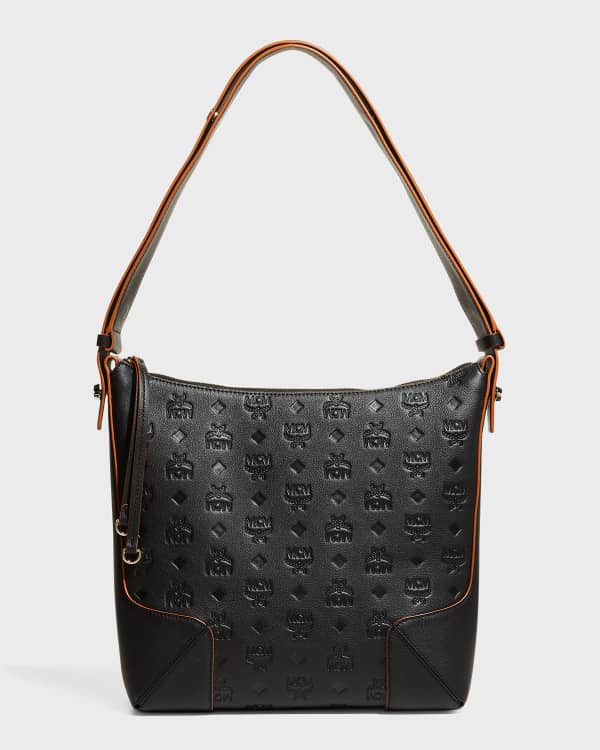 MCM Klara Visetos Large Hobo Bag Neiman Marcus