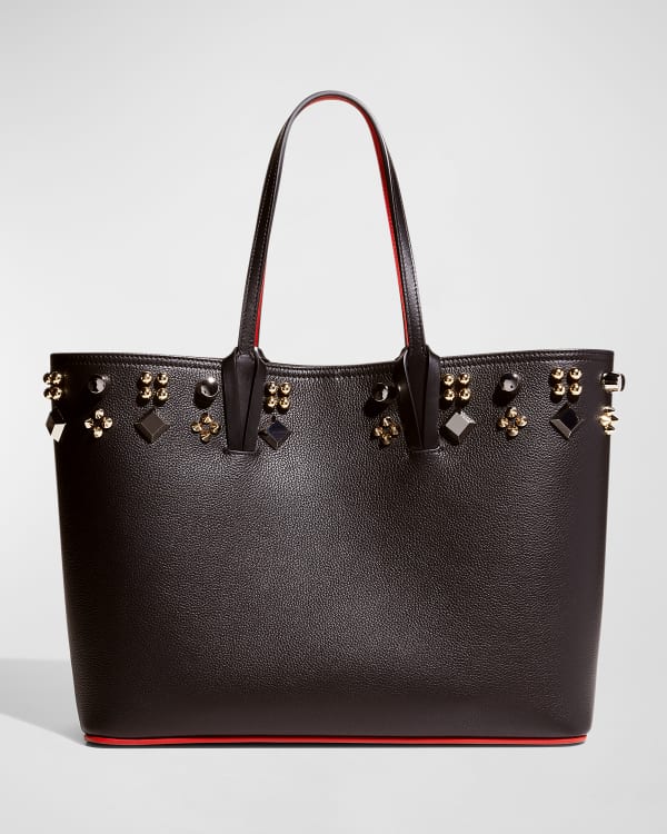 Paloma medium - Top handle bag - Grained calf leather and spikes