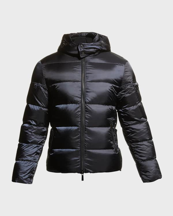 Moorer layered padded jacket - Grey