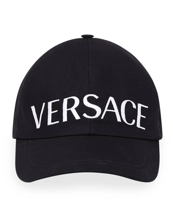 Versace Men's La Greca Monogram Baseball Hat | Neiman Marcus