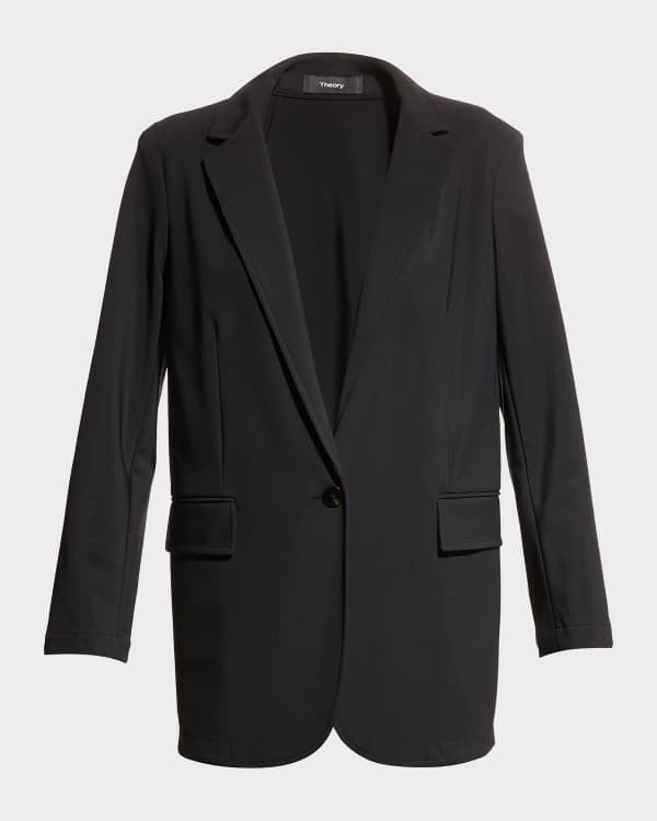 Theory Carissa Blazer in Good Wool | Neiman Marcus